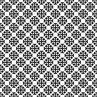 padrão cruzado monocromático sem emenda. ilustração em vetor preto e branco