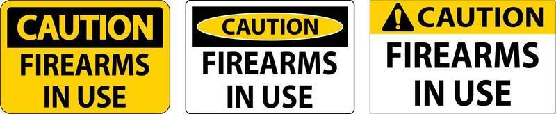 cuidado armas de fogo permitido sinal armas de fogo em uso vetor