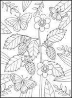borboletas mágicas páginas para colorir para adultos vetor