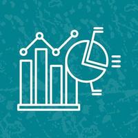 ícone de vetor de gráfico de barras