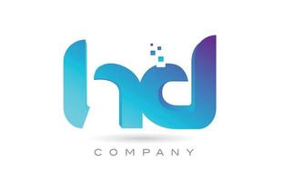 design de combinação de ícone de logotipo de letra do alfabeto hd. modelo criativo para negócios e empresa vetor
