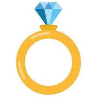 anel de noivado que pode facilmente editar ou modificar vetor
