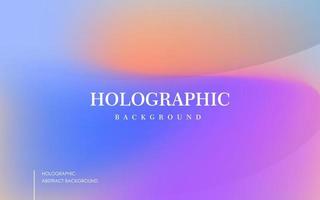 abstrato embaçado fundo vector fluido de luzes polares. cores brilhantes holográficas, azul, laranja, roxo. vetor eps10
