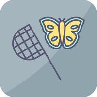 ícone de vetor de apanhador de borboletas