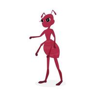 annie a ilustração vetorial de personagem de desenho animado de formiga vetor