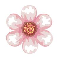 design de vetor de desenho de flor rosa