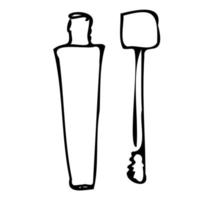 kosmetik garrafa símbolo cuidados com o corpo spa salon.spa treatment.alternative medicine.simple ícone isolado no fundo branco. vetor