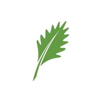 logotipo da folha de carvalho vetor