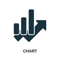 ícone do gráfico. elemento simples da coleção de investimentos. ícone gráfico criativo para web design, modelos, infográficos e muito mais vetor