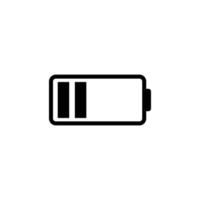ilustração em vetor simples ícone plano de bateria de telefone