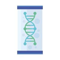 estrutura de DNA em design de vetor de jarra