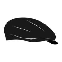 logotipo do chapéu plano vetor