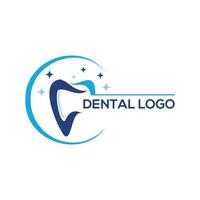 logotipo dental com formato vetorial. vetor