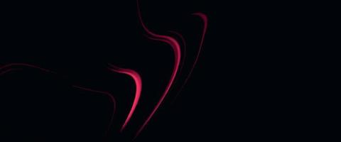onda colorida em fundo escuro. fundo abstrato com linhas. projeto abstrato do cosmos de néon. vetor