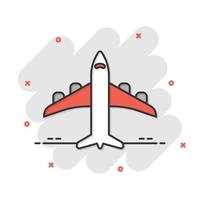 ícone de avião em estilo simples. ilustração em vetor avião em fundo branco isolado. conceito de negócio de avião de voo.