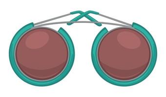 óculos de sol circulados, acessórios da moda unissex para vetor de verão