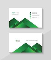 design de cartão de visita criativo, modelo de cartão de visita moderno e minimalista vetor