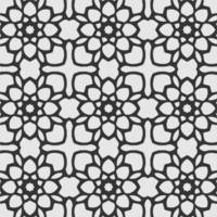 vetor para colorir formas geométricas de flores e fundo de padrão de tecido têxtil.