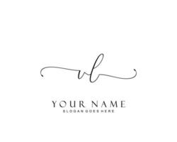 monograma de beleza v inicial e design de logotipo elegante, logotipo de caligrafia de assinatura inicial, casamento, moda, floral e botânico com modelo criativo. vetor