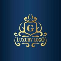 logotipo de luxo grátis. logotipo do modelo real. elegante com vetor de logotipo de coroa, ilustração em vetor de logotipo de letras criativas.