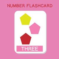 conjunto vetorial de flashcards de formas. edição de flashcards de formas. formas para a educação pré-escolar. flashcards de matemática imprimíveis educacionais. vetor