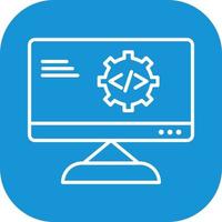 ícone de vetor de otimização de código exclusivo