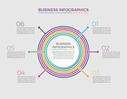 ilustração em vetor design infográfico conceito de negócio