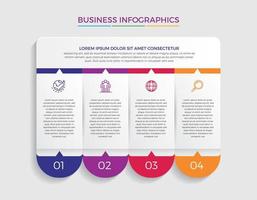 ilustração em vetor design infográfico conceito de negócio