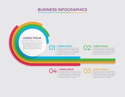 ilustração em vetor design infográfico conceito de negócio