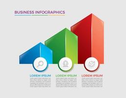 ilustração em vetor design infográfico conceito de negócio