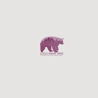 logotipo salvar vetor livre de urso