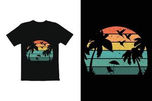 design de camiseta de verão, impressão gráfica de camiseta de verão vetor