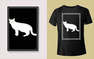 design de camiseta de animal fofo vetor