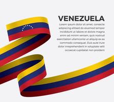 fita bandeira onda abstrata venezuela