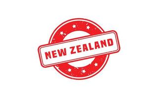 Nova Zelândia carimbo de borracha com estilo grunge em fundo branco vetor
