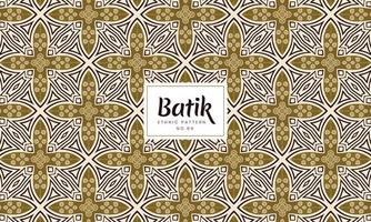 padrões florais étnicos de batik indonésio kawung vetor