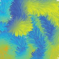moderno gradiente abstrato peludo cor vibrante fundo 3d vetor