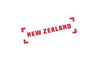 Nova Zelândia carimbo de borracha com estilo grunge em fundo branco vetor