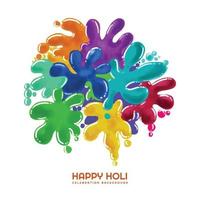 celebração de holi colorida para fundo de festival indiano vetor