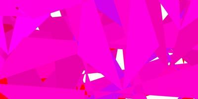 desenho de polígono gradiente de vetor rosa escuro.