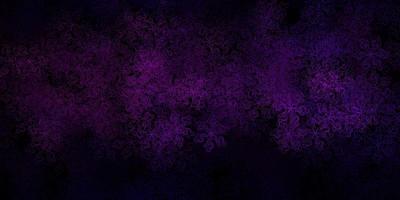 pano de fundo vector roxo escuro com linhas dobradas.