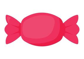ilustração vetorial de clipart de ícone de doodle de doce rosa vetor