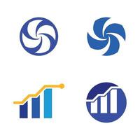 ícone de negócios e gráfico de vetor de design de logotipo