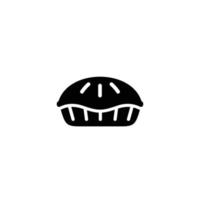 ilustração vetorial de design de ícone de torta vetor