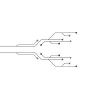 vetor de ilustração de modelo de logotipo de tecnologia de circuito