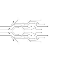 vetor de ilustração de modelo de tecnologia de circuito