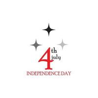 independência 4 de julho vetor