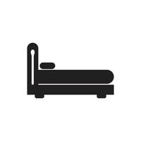 vetor do logotipo da cama