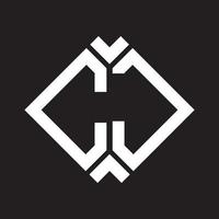 cj letter logo design.cj criativo inicial cj letter logo design. conceito criativo do logotipo da carta inicial cj. vetor