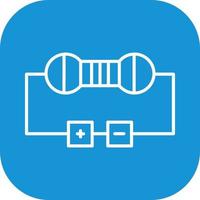 ícone de vetor de resistor